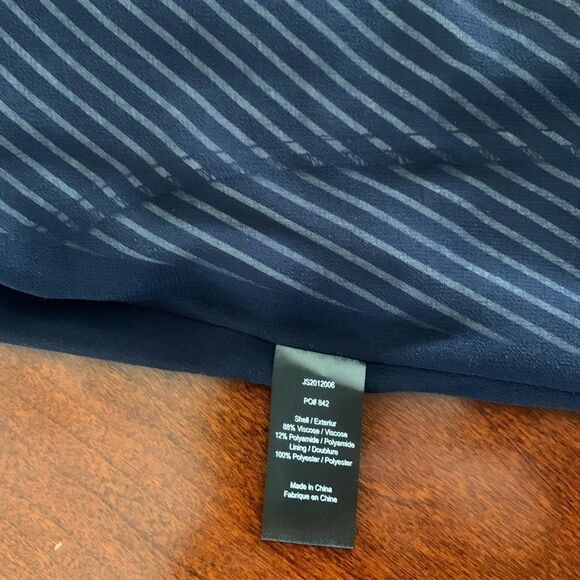 Women’s Jason Wu stripe asymmetrical tiered shirt long sleeve dress💥size 10, NWT - Picture 10 of 15